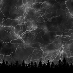 Black thunder lightning texture background Paper