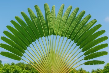 Tall plant with banana-like leaves often found in tropical regions