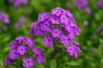 Beautiful Violet Blossoms in Full Bloom