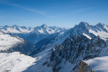 Landscape The Alpine Mountain Range