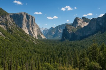 Fototapeta premium Scenic overlook of the majestic canyon within a renowned national park