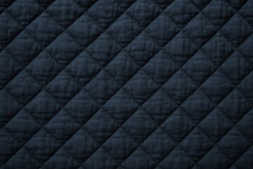 Naklejka premium Overhead perspective of padded textile material showcasing blanket texture