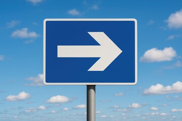 Roadside signs under a clear blue sky