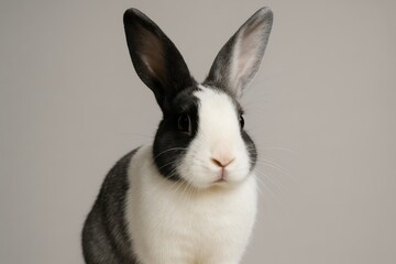 Obraz premium Close-up of a rabbit's face