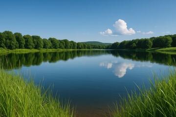 Fototapeta premium Discovering the Beauty of Rogers Lake