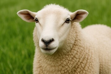 Sheep Portrait Illustration