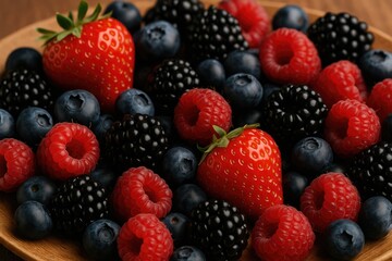 Matured berry collection