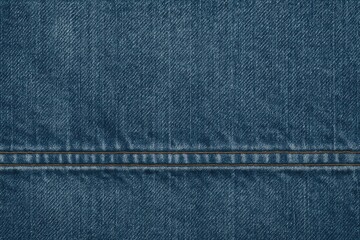 Stretchable denim trousers with reinforced seams