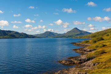 West Highlands coastal scenery in Scotland