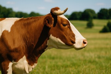 A Cow's Side View