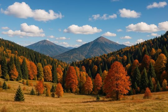 Majestic Peaks of the Carpathian Range