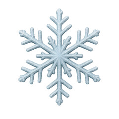 snowflake on white background