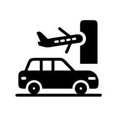 Naklejka premium taxi icon vector illustration
