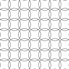 Naklejka premium Circular vector lines, circle concentric pattern design. seamless pattern. Vector graphic line illustration. Abstract geometric vortex ring shapes. Radial center minimal spirals on white.