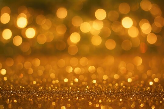 Festive holiday scene with shimmering lights and sparkling bokeh, perfect for celebrating the season