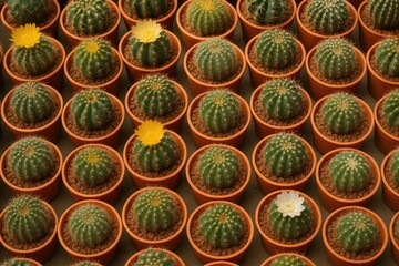 Container-grown succulent plant