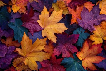 Colorful autumn leaves leaf background colorful.