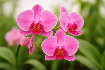 Expressing gratitude for the beautiful pink Phalaenopsis flower
