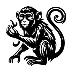 Abstract Black Background Texture Image