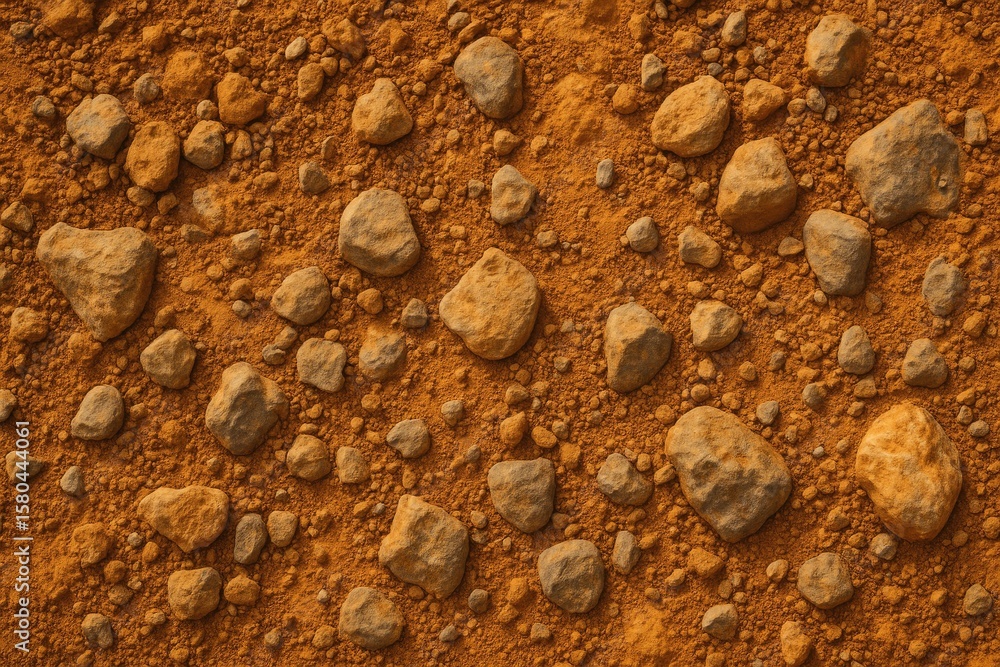 Aufkleber different types of soil texture combined with rocks