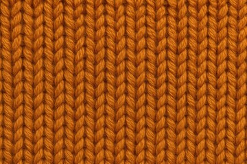 Close-up of a vibrant knitted fabric showcasing warm wool textures with intricate loops and patterns