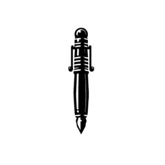 Professional Pen Vector Illustration | Writing Instrument Clipart