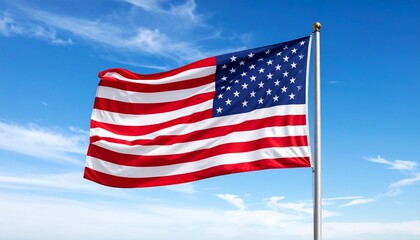 Obraz premium The flag of United States of America.