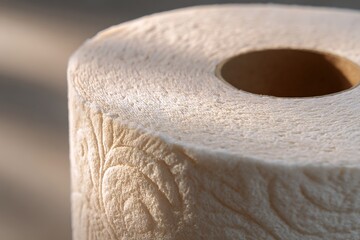 Disposable Tissue Paper Roll on Table