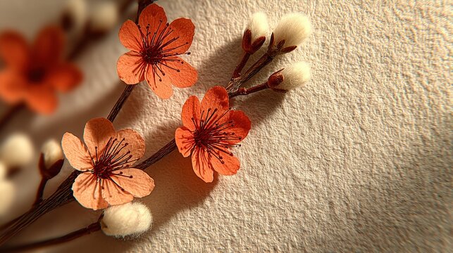 Cascading peach to ivory gradient background with subtle texture, minimalist Scandinavian aesthetic, soft light tones romantic event branding design.