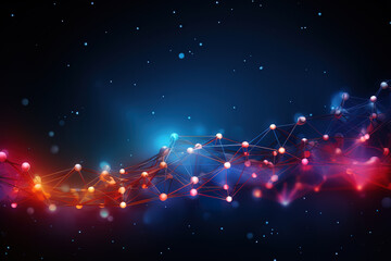 Molecular communication concept featuring atoms and neural connections