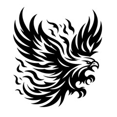 Naklejka premium eagle with wings
