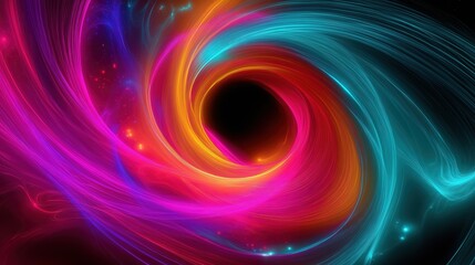 Abstract swirling colors in vibrant patterns. Great for digital art, design, and modern creativity themes.
