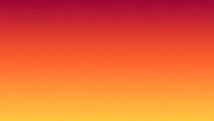 Vibrant Gradient Background of Warm Colors, Abstract Sunset Hues with Smooth Transitions