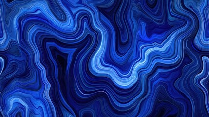 Fototapeta premium Abstract design with swirling blue patterns.