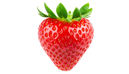 strawberry against isolated on transparent background