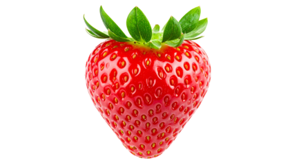 strawberry against isolated on transparent background