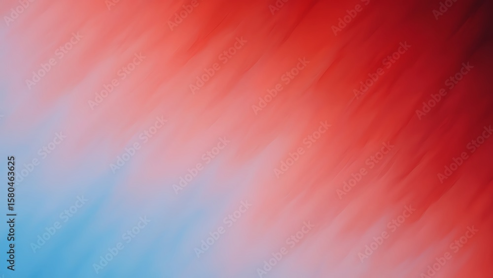 Poster gradient red and blue abstract background, blurry pattern texture, soft colors, diagonal stripes, el