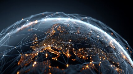 Earth Europe Network Global Connection