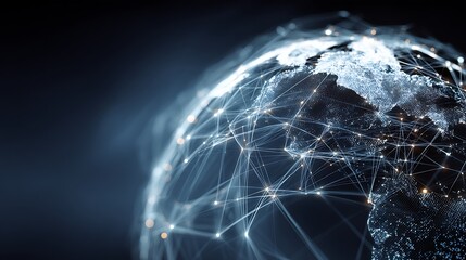 Globe Network Abstract World Communication