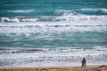 Landscape of Calblanque Beach, Cartagena (Spain)