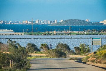 Landscape of Calblanque Beach, Cartagena (Spain)