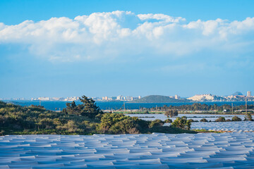 Landscape of Calblanque Beach, Cartagena (Spain)