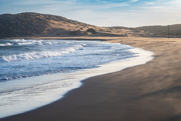 Landscape of Calblanque Beach, Cartagena (Spain)
