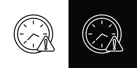 Deadline icon with Editable stroke. Pixel perfect. © Natubhai