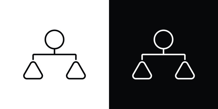 classification icon with Editable stroke. Pixel perfect.