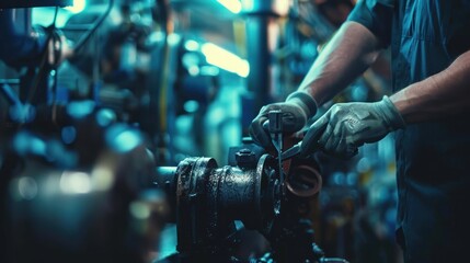 Factory maintenance technician