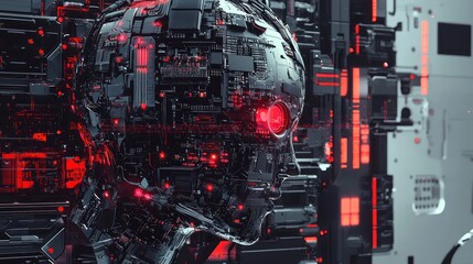 Digital robot head