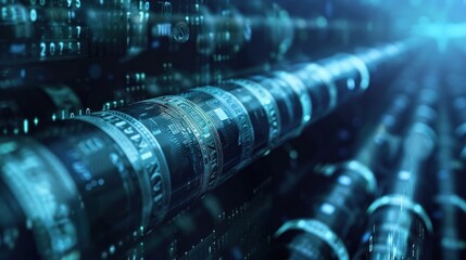 Digital money tubes technology
