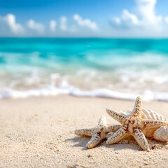 Seesterne am Strand