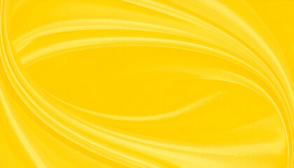 Abstract Yellow Swirling Fabric Texture